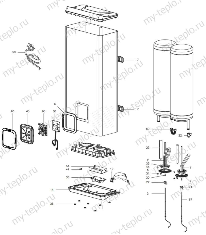 Запчасти Ariston ABS VLS PW 30 D купить в Владивостоке