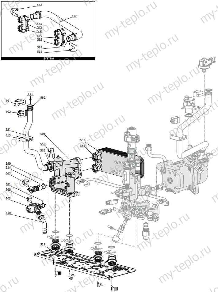 Запчасти Ariston CARES X 15 FF купить в Владивостоке