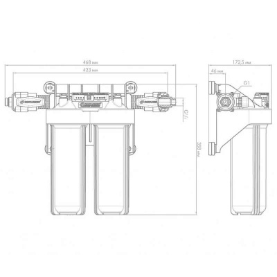 Корпус для картриджного фильтра 1 М Т2 Джилекс (9095)